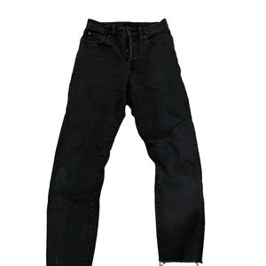 Levi's wedgie Jean Faded Black size 26 - straight leg / skinny- High Rise